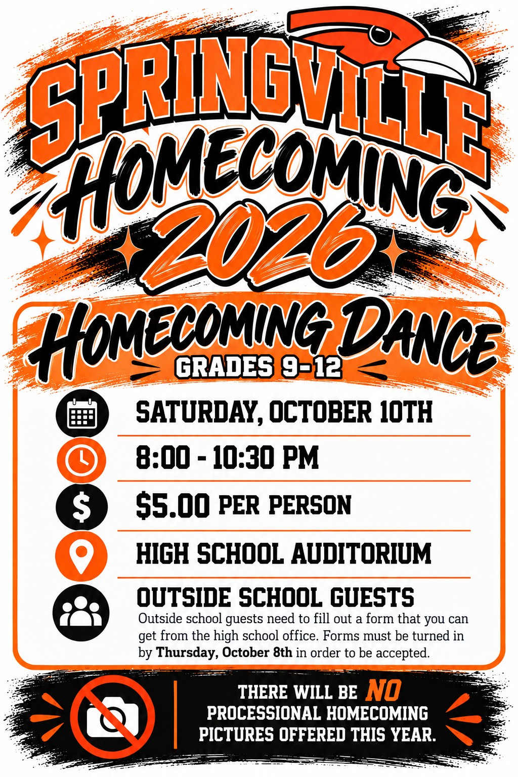 HOCO Dance Info Flyer