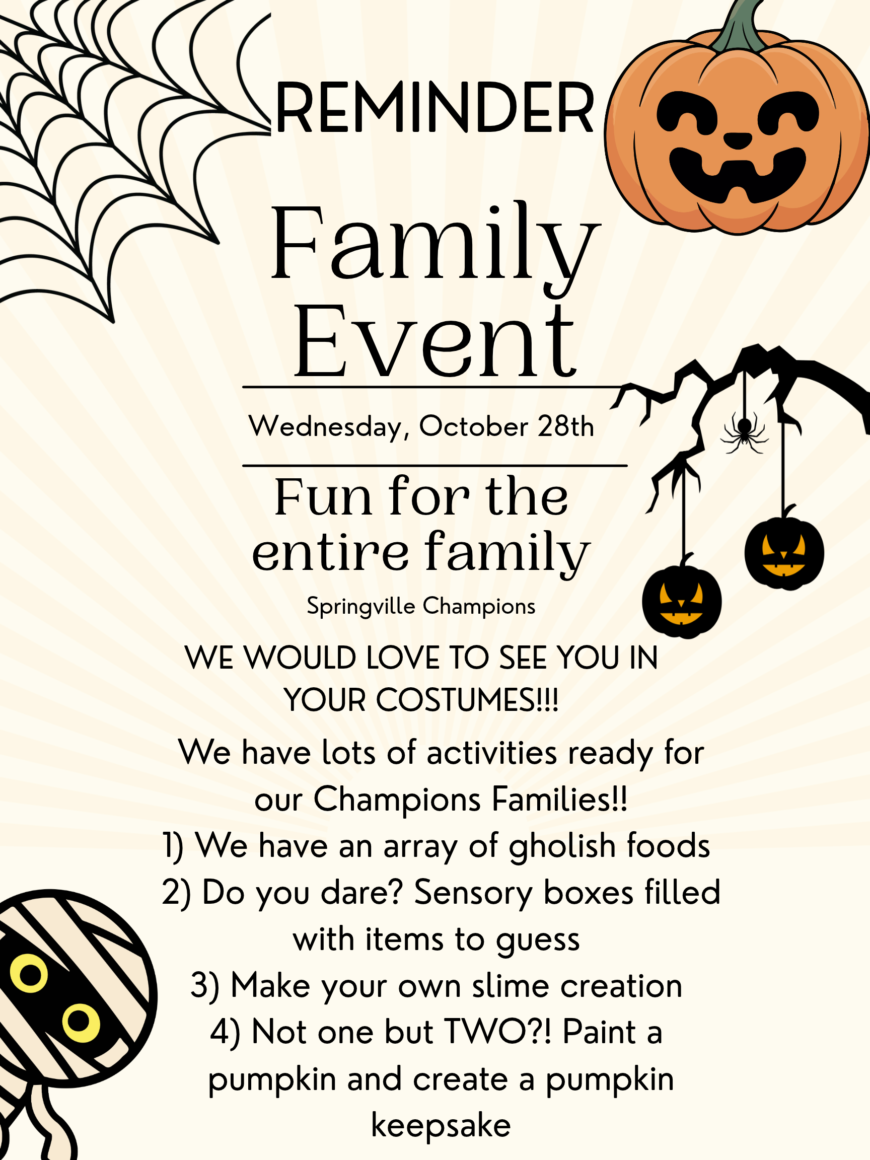 Champions Halloween
